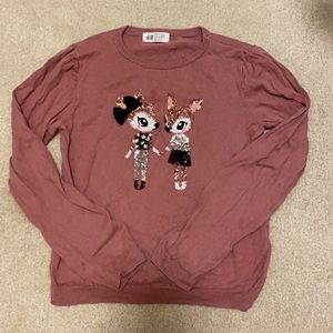 Girls sequin sweater